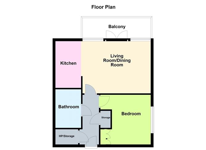 Floor plan — 59 Rosanule, Phoenix Park Racecourse, Dublin 15