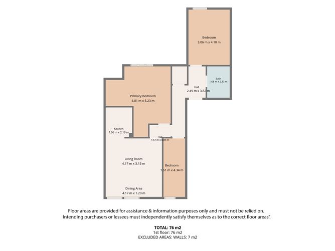 Floor plan — Apartment 39, AMIENS SQUARE (with Parking Space Option), Amiens Street, Dublin 1