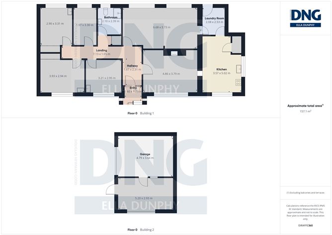 Floor plan — Ard Éireann, The Crescent, Shellumsrath, Kilkenny