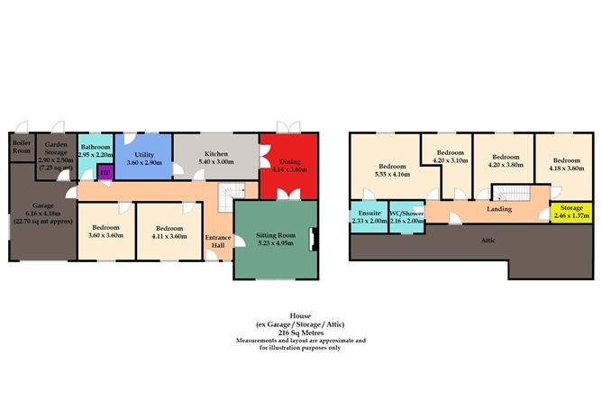 Floor plan — Annore House, Coolfore, Ashbourne, Co. Meath