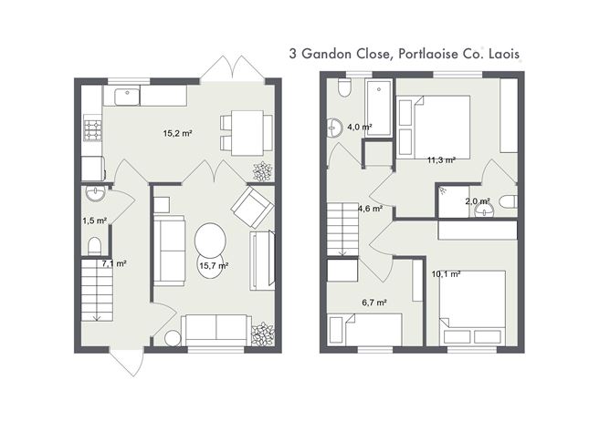  3 Gandon Close , Portlaoise, Laois