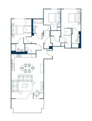 Floor plan — Hali, Cherrywood, Cherrywood, Dublin 18