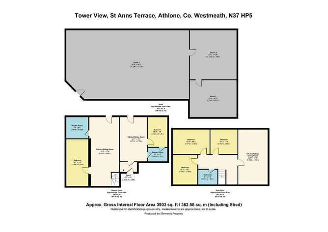 Apartment 1 2 & 3 Tower View, Saint Anne's Terrace, Athlone, Westmeath