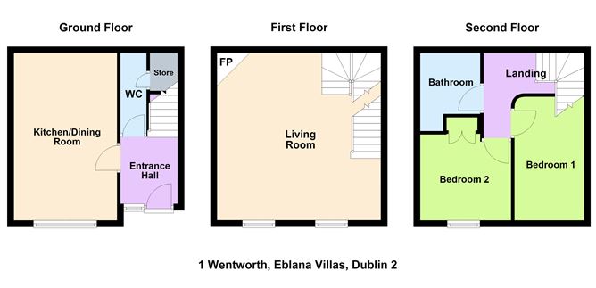 Floor plan — 1 Wentworth, Eblana Villas, South City Centre, Dublin 2