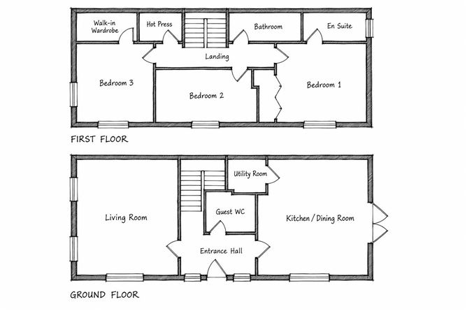 Floor plan — 18 Belltree Walk, Clongriffin, Dublin 13