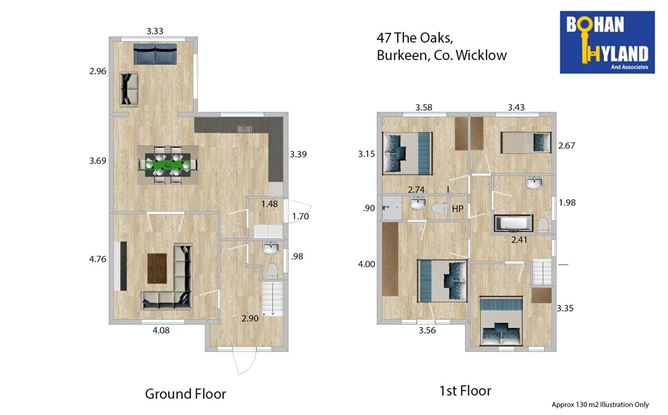 47 The Oaks, Keatingstown, Rathnew, Wicklow