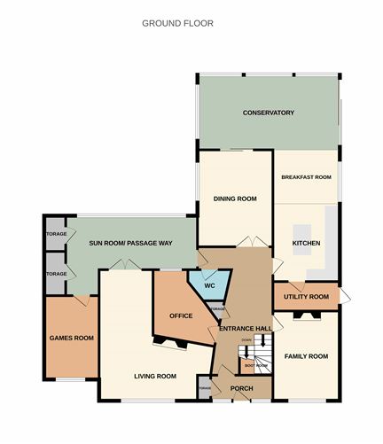 Floor plan — Hermanus, Grove Road, Malahide, Dublin