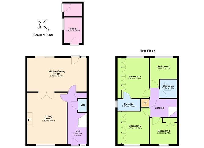 Floor plan — 24 Foxrock Mount, Foxrock, Dublin 18