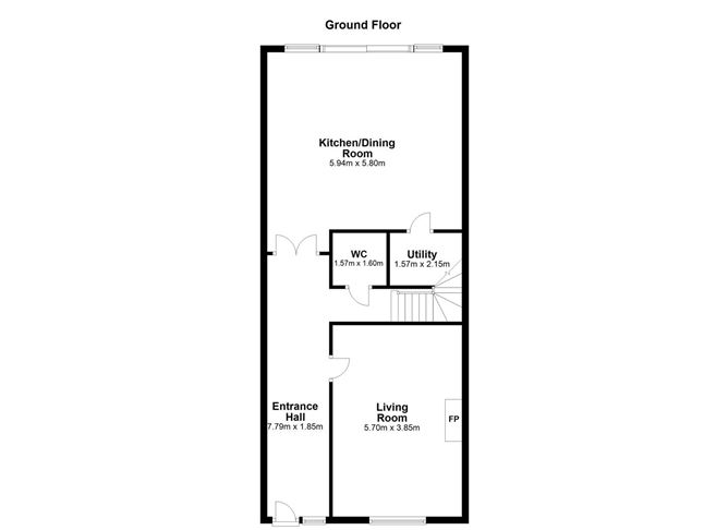 Floor plan — 3 The Strand, Marina Village, Greystones, Co. Wicklow