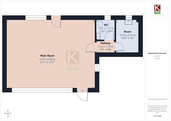 Floor plan — 50 Shades, Killeshin Community Centre, Killeshin, Carlow, County Carlow