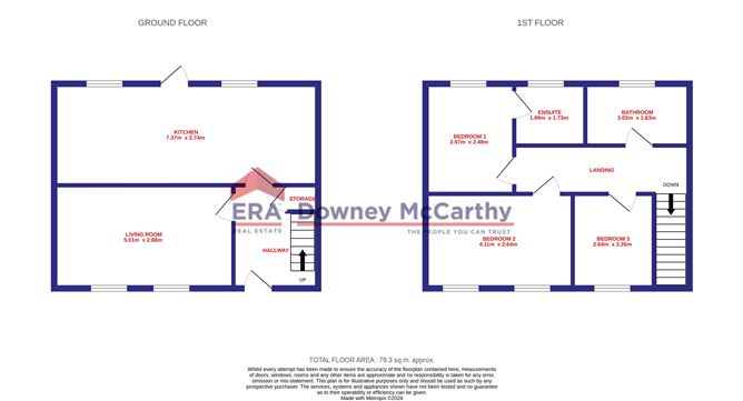 Floor plan — 9 Blair's Hill, Sundays Well, Cork