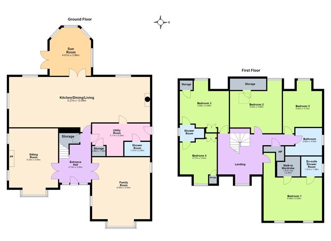 Floor plan — Oak Vale, Ballymagillan, Maynooth, Co. Meath
