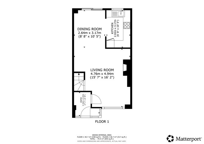 Floor plan — 47 Chapel Lane, Swords, Dublin