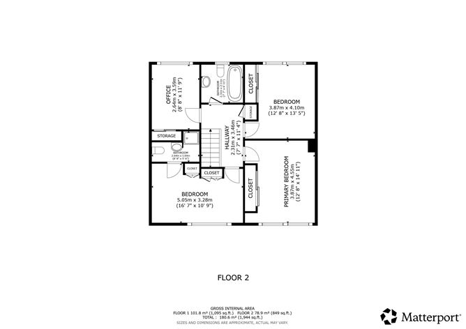 Floor plan — 155 Biscayne, Malahide, County Dublin