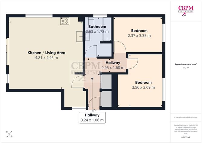 Floor plan — 43A The Garden Village, Portlaoise, Co. Laois