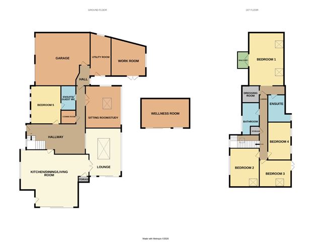 Floor plan — Entwood, Bailick Avenue, Midleton, Co. Cork