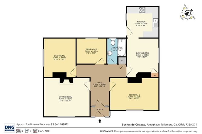 Sunnyside Cottage, Puttaghaun, Tullamore, Co. Offaly