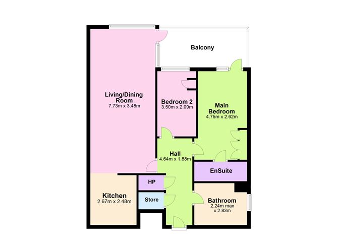 Apartment, 7 Castlegate, Oliver Plunkett Road, Dun Laoghaire, Co. Dublin