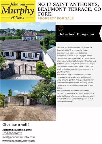 Saint Anthony's, 17 Beaumont Avenue, Blackrock Road, , Ballintemple, Cork