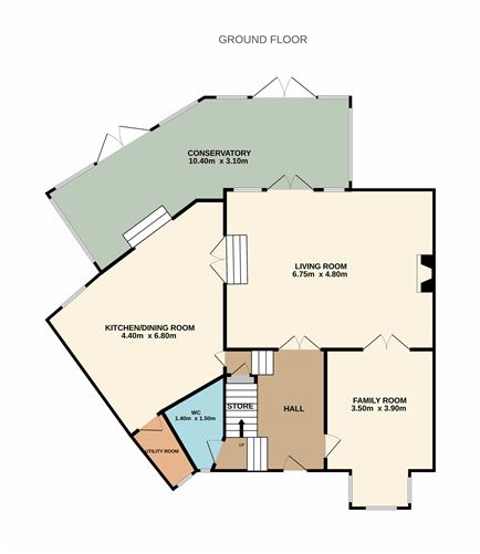 Floor plan — 4 Corr Castle, Howth Road, Howth, Co. Dublin