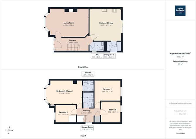 Floor plan — 27 Farnamurray Close, Nenagh, Co. Tipperary