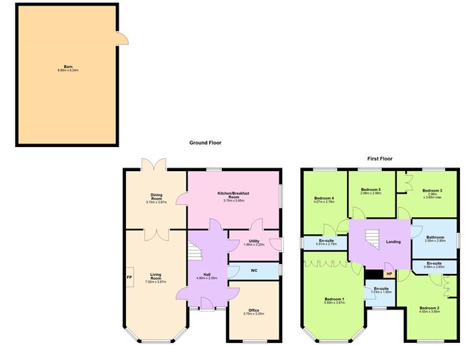 Floor plan — Hortland Donadea, Donadea, Kildare