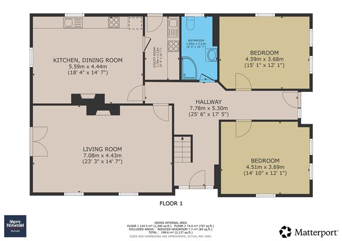 Floor plan — Carha, Rehins, Castlebar, Co. Mayo