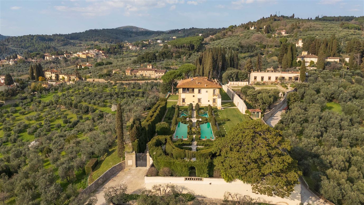 Garden of Florence,Settignano,Tuscany,Italy