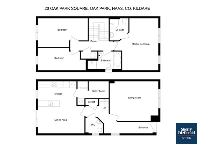 Floor plan — 20 Oak Park Square, Oak Park, Naas, Co. Kildare