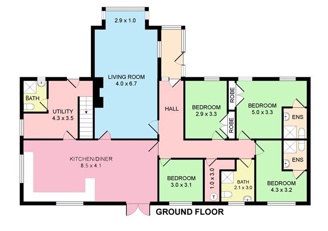 Bungalow on c. 0.6 Acre / 0.242 HA., Togher, Valleymount, Wicklow