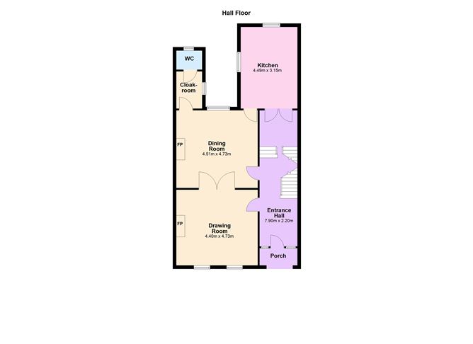 Floor plan — 23 Dartmouth Square, Dublin 6