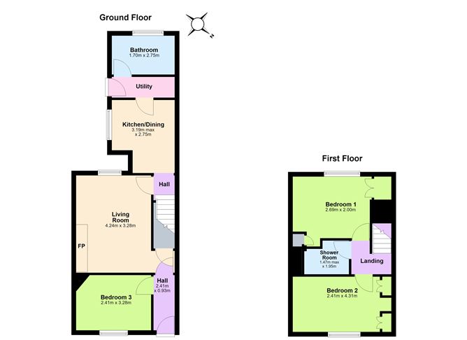 Floor plan — 25 Hand Street, Drogheda, Louth