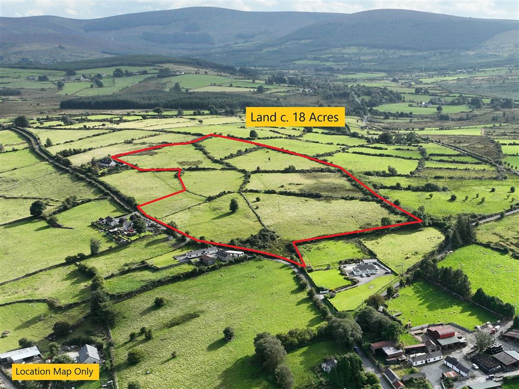 Land c. 18 Acres, 7.3 HA, Annacarney, NR. Blessington, Valleymount, Wicklow