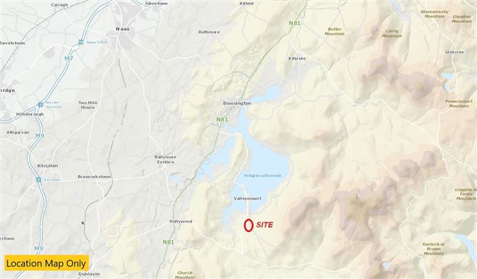 Land c. 18 Acres, 7.3 HA, Annacarney, NR. Blessington, Valleymount, Wicklow