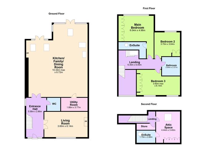 Floor plan — 115 Springhill Avenue, Blackrock, Co. Dublin