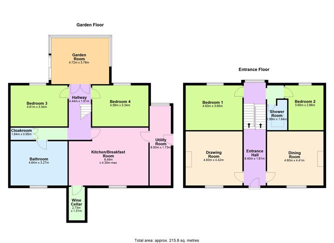 Floor plan — Garth Lodge, 9 Tivoli Terrace South, Dun Laoghaire, Co. Dublin