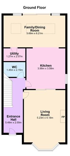 Floor plan — 4 Albany, Killiney Hill Road, Killiney, Co. Dublin
