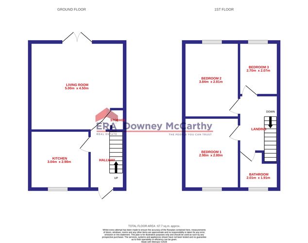 Floor plan — 23 Seminary Walk, Farranree, Cork