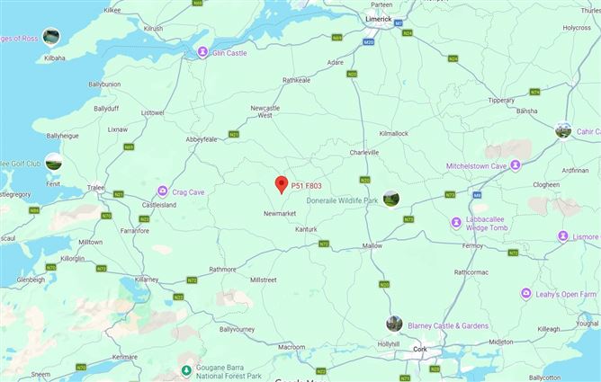 Lands Meenishal, Meelin, Newmarket, Co. Cork