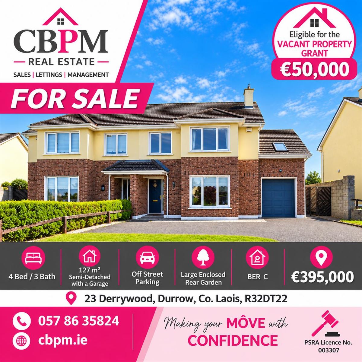 23 Derrywood, Durrow, Portlaoise, Co. Laois