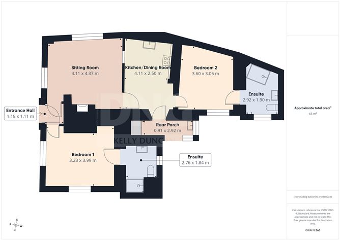 Floor plan — The Gate Lodge, Molesworth Street, Daingean, Co. Offaly
