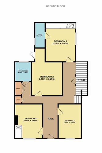 Floor plan — 9 Abbey Street, Howth, Co. Dublin