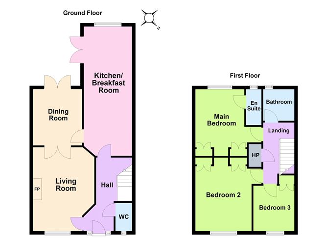 Floor plan — 9 Cluny Park, Killiney, Co. Dublin