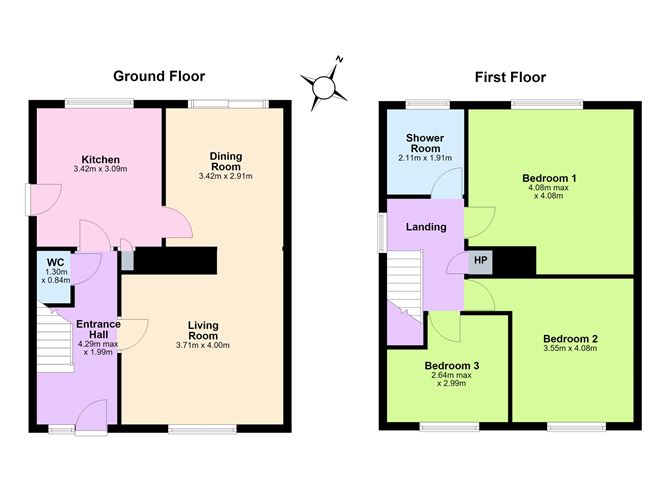 Floor plan — 1 Brookville Park, Drogheda, Louth