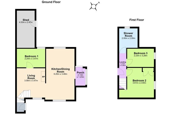 Floor plan — Saint Anne's, Mill Road, Bunclody, Wexford