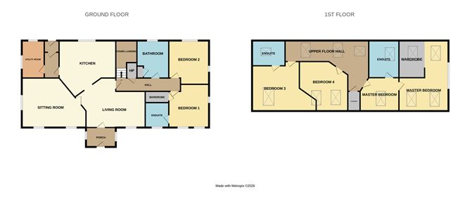 Floor plan — Grangehill, Clara, Co. Kilkenny