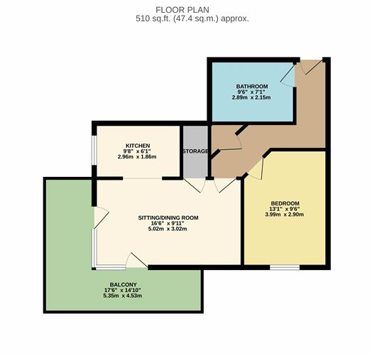 Floor plan — 40 Cammock Purcell, Kilmainham, Dublin 8, Co. Dublin