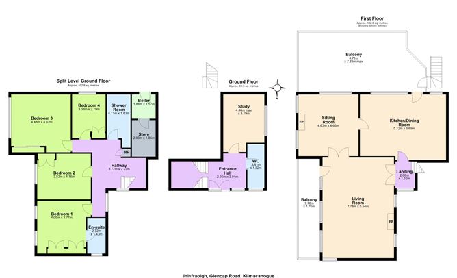 Floor plan — Inisfraoigh, Kilmacanogue South, Kilmacanogue, Wicklow