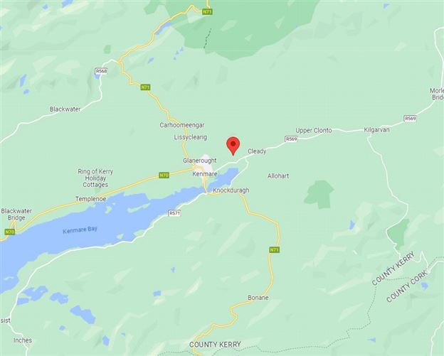 Derelict Property & Lands Killowen, Kenmare, Co. Kerry