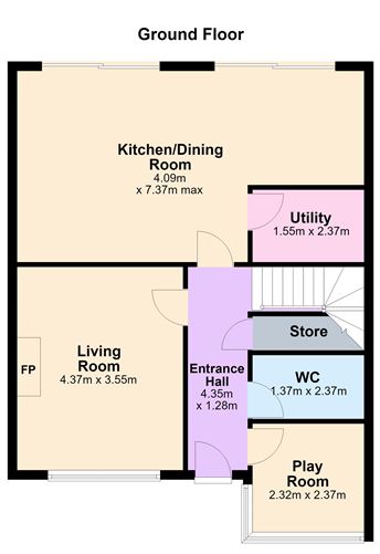 Floor plan — 28 The Nurseries, Taney Road, Dundrum